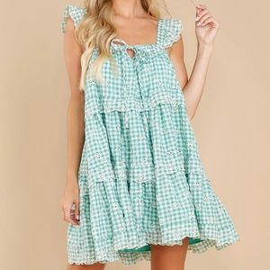 Gingham Ruffle Dress